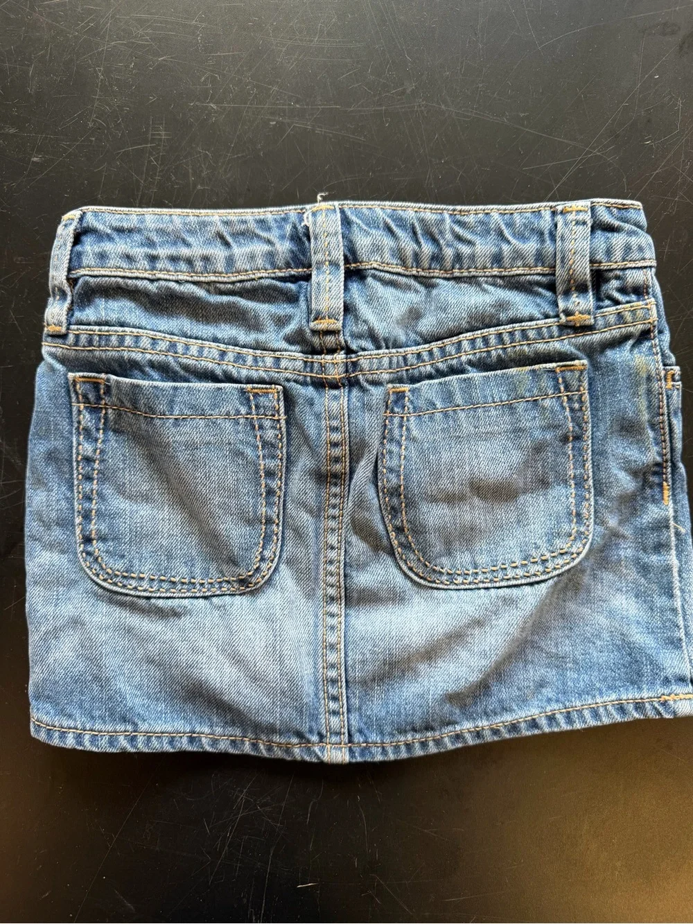 GAP Girls Denim Skirt in Medium Blue